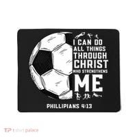 Christian Soccer Men Boys Religious Mousepad thumb 0
