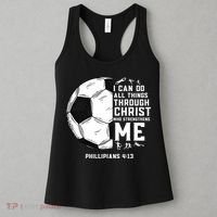 Christian Soccer Men Boys Religious Women's Tank Top thumb 3
