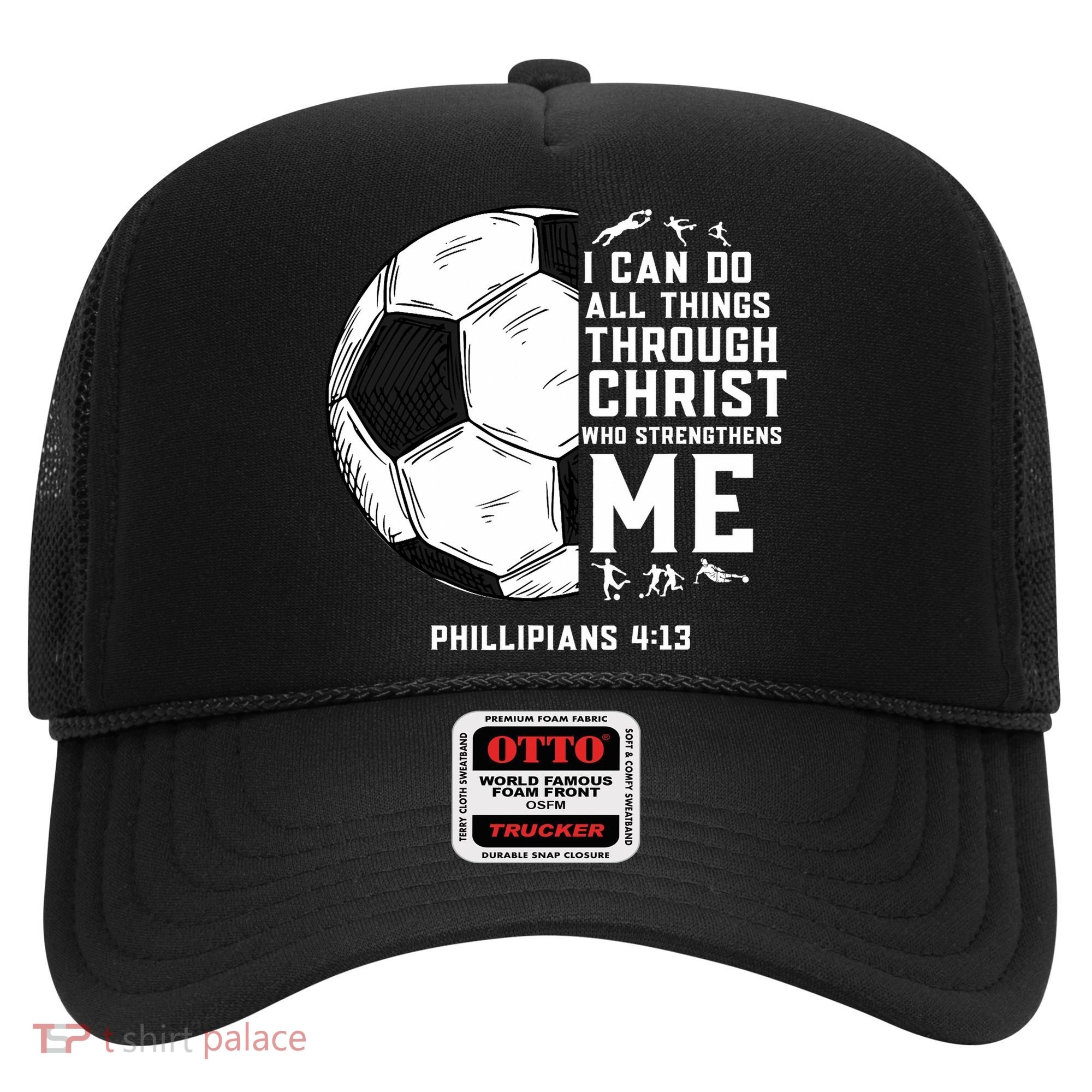 Christian Soccer Men Boys Religious Hat
