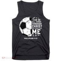 Christian Soccer Men Boys Religious Tank Top thumb 0