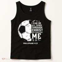 Christian Soccer Men Boys Religious Tank Top thumb 2