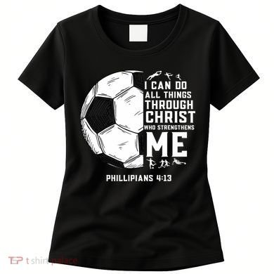 Christian Soccer Men Boys Religious Women's T-Shirt