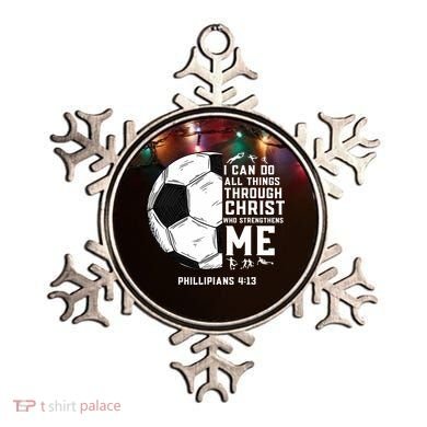 Christian Soccer Men Boys Religious Ornament