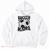 Checkered Soccer Mama Retro Soccer Mom Soccer Season Hoodie thumb 0
