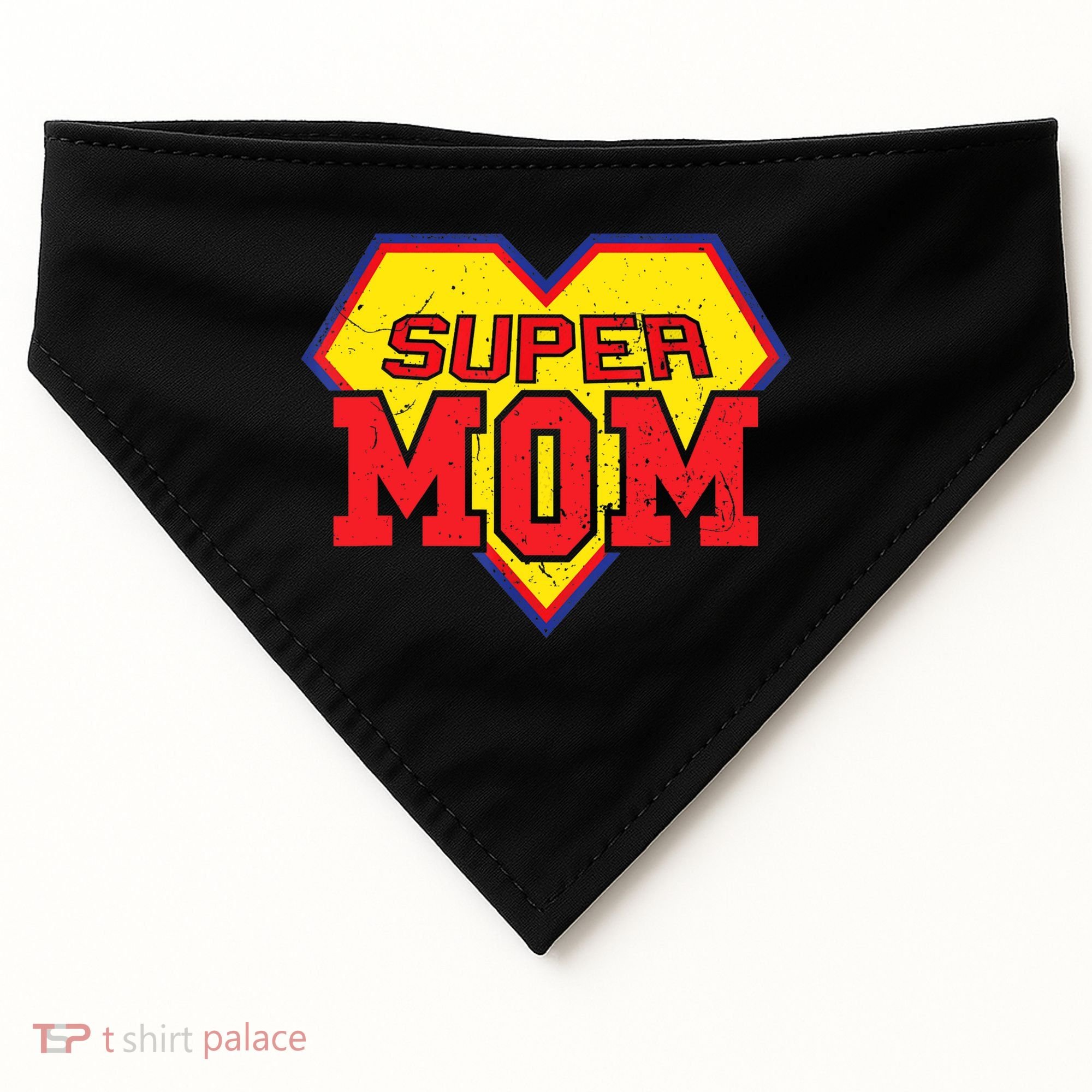 Cool Super Mom Gift Funny Superhero Mother's Day Gift USA-Made Doggie Bandana