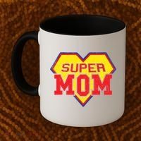 Cool Super Mom Gift Funny Superhero Mother's Day Gift Coffee Mug thumb 2