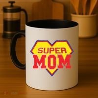 Cool Super Mom Gift Funny Superhero Mother's Day Gift Coffee Mug thumb 4