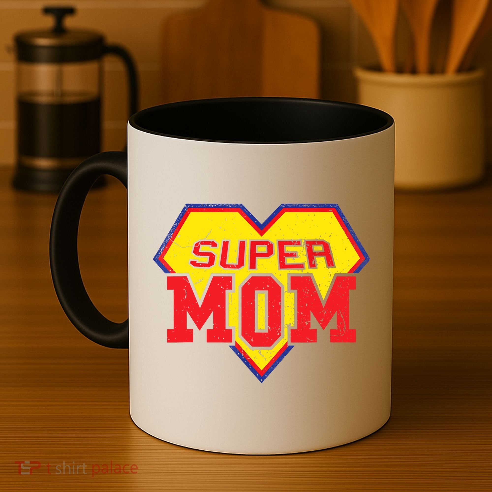 Cool Super Mom Gift Funny Superhero Mother's Day Gift Coffee Mug