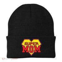 Cool Super Mom Gift Funny Superhero Mother's Day Gift Beanie thumb 0