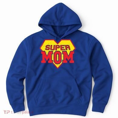 Cool Super Mom Gift Funny Superhero Mother's Day Gift Hoodie