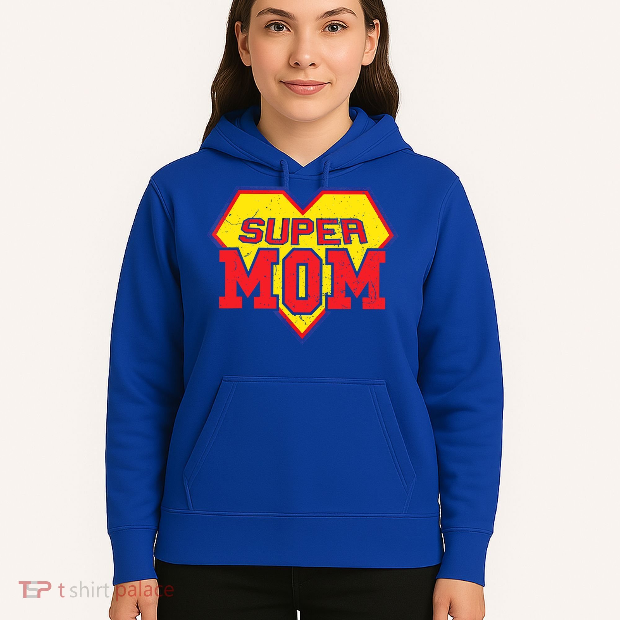 Cool Super Mom Gift Funny Superhero Mother's Day Gift Hoodie