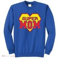 Cool Super Mom Gift Funny Superhero Mother's Day Gift Sweatshirt thumb 0