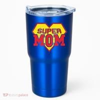 Cool Super Mom Gift Funny Superhero Mother's Day Gift Tumbler thumb 0