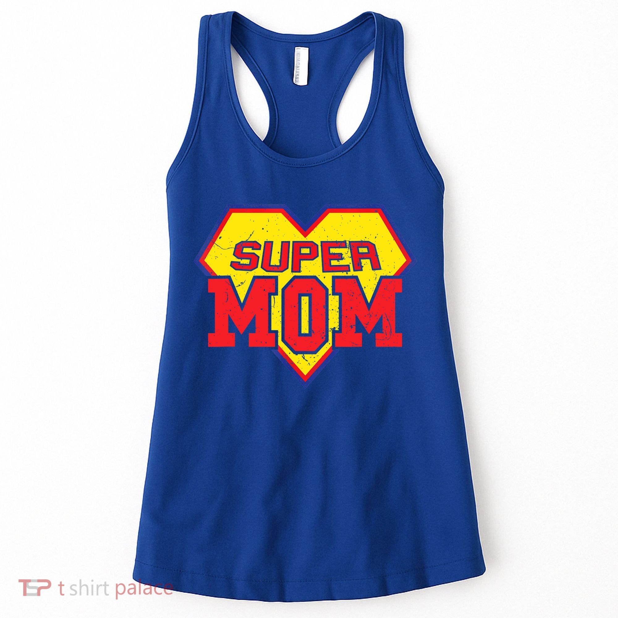 Cool Super Mom Gift Funny Superhero Mother's Day Gift Women's Tank Top