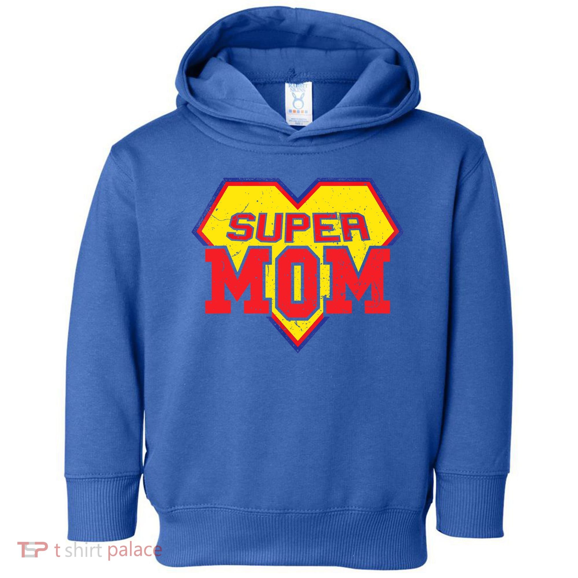 Cool Super Mom Gift Funny Superhero Mother's Day Gift Toddler Hoodie