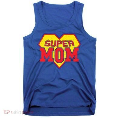 Cool Super Mom Gift Funny Superhero Mother's Day Gift Tank Top