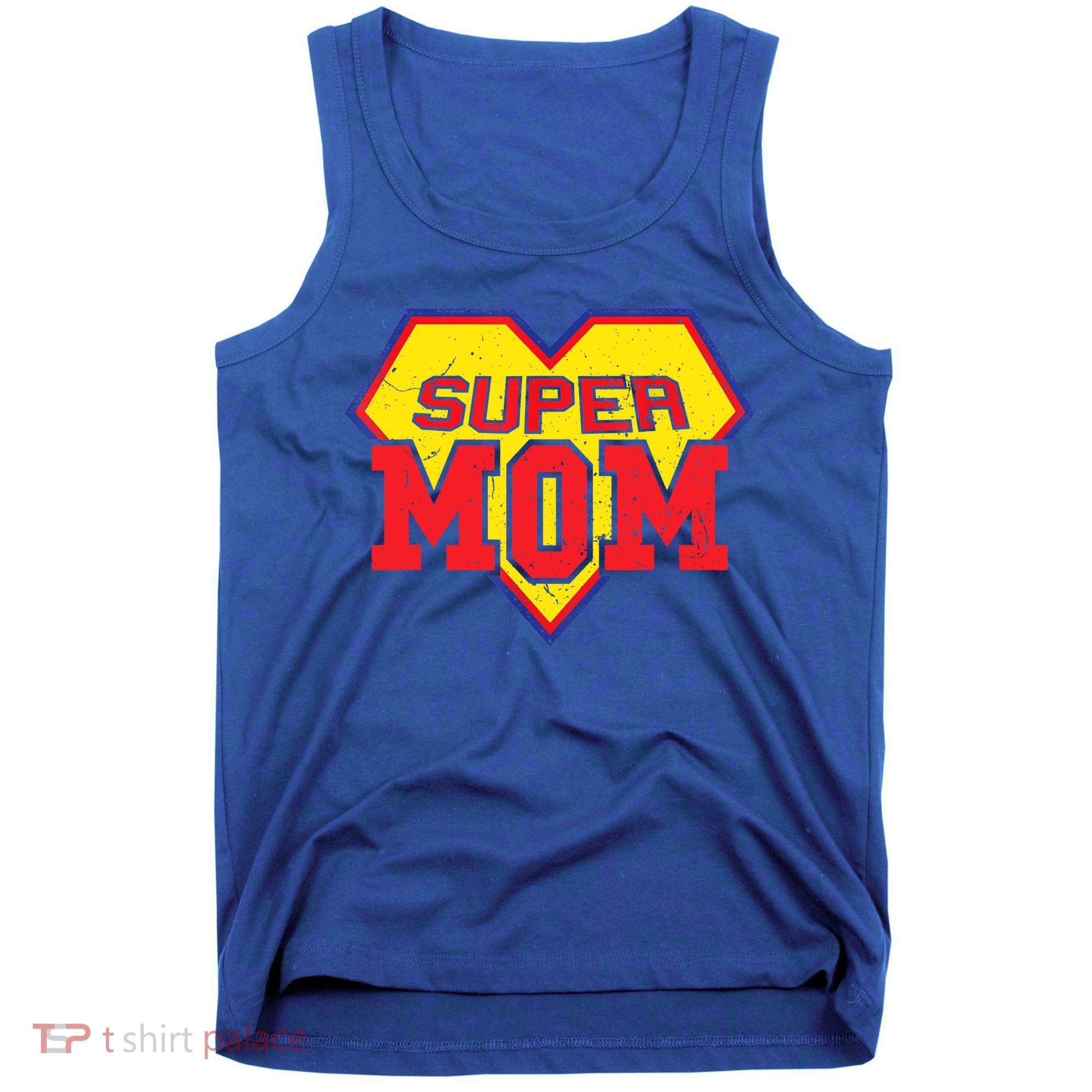 Cool Super Mom Gift Funny Superhero Mother's Day Gift Tank Top