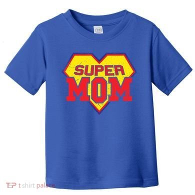 Cool Super Mom Gift Funny Superhero Mother's Day Gift Toddler T-Shirt