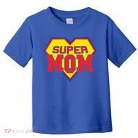 Cool Super Mom Gift Funny Superhero Mother's Day Gift Toddler T-Shirt thumb 0