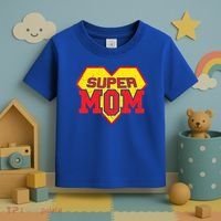 Cool Super Mom Gift Funny Superhero Mother's Day Gift Toddler T-Shirt thumb 3