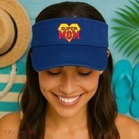 Cool Super Mom Gift Funny Superhero Mother's Day Gift Visor thumb 2