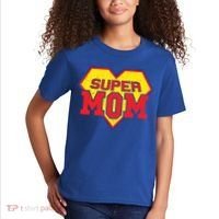 Cool Super Mom Gift Funny Superhero Mother's Day Gift Kids T-Shirt thumb 2