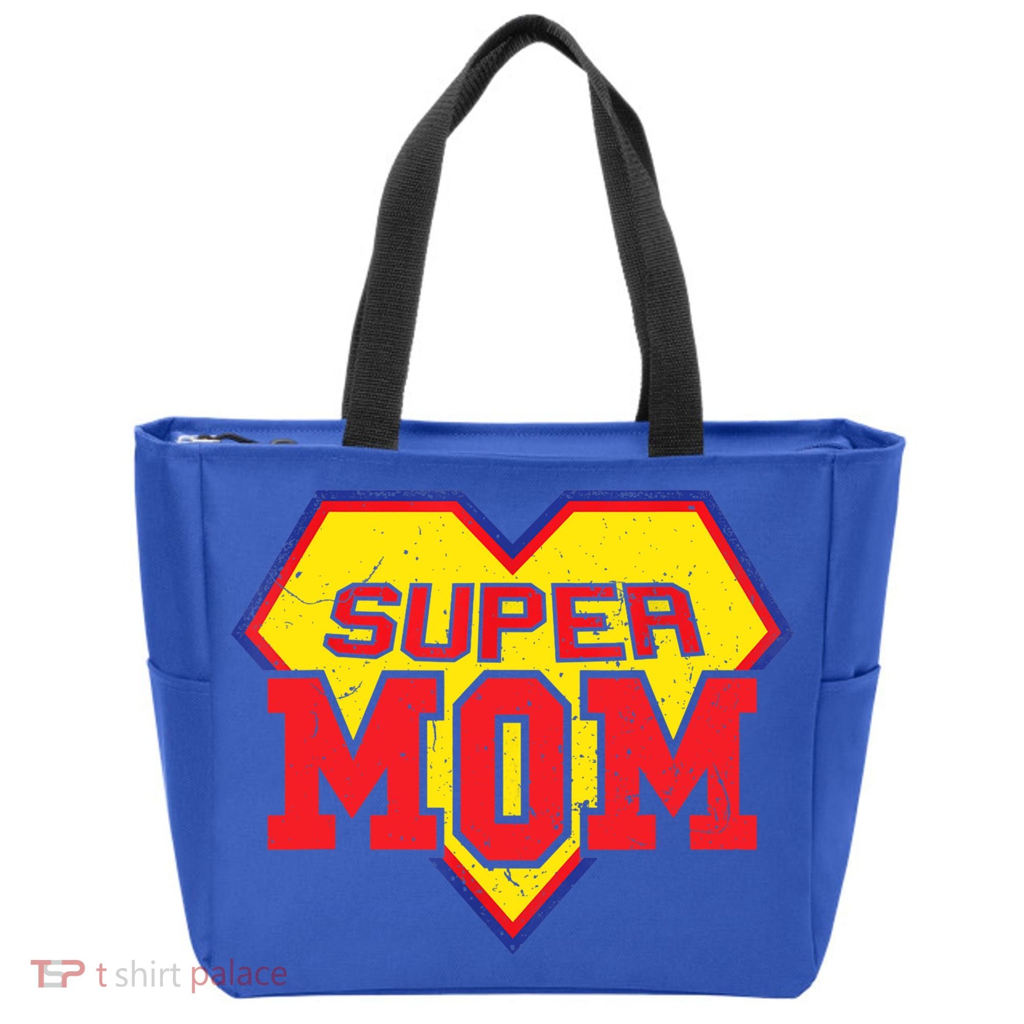 Cool Super Mom Gift Funny Superhero Mother's Day Gift Tote Bag