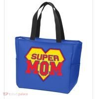 Cool Super Mom Gift Funny Superhero Mother's Day Gift Tote Bag thumb 3