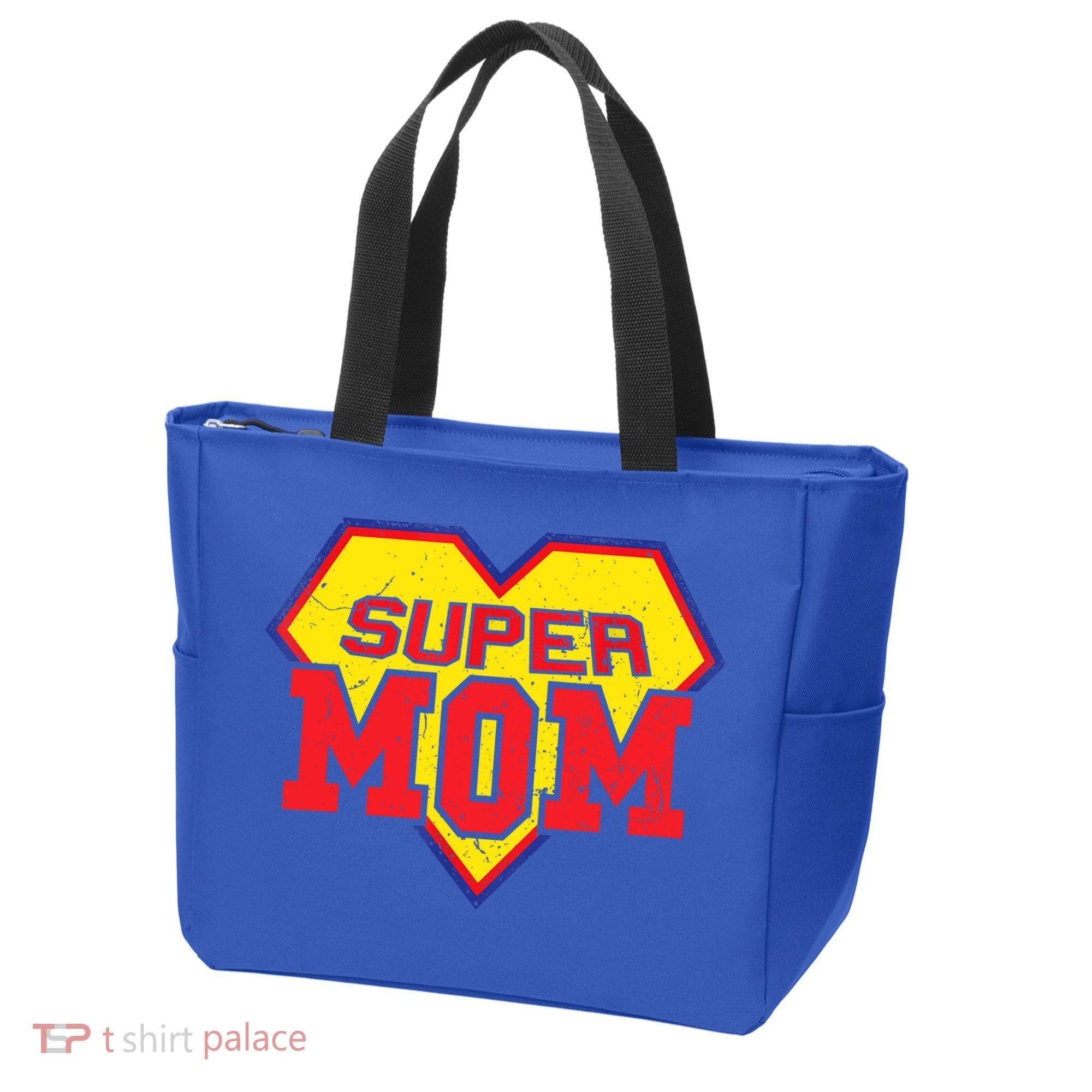 Cool Super Mom Gift Funny Superhero Mother's Day Gift Tote Bag