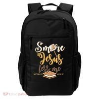 Christian Smore More Jesus Less Me Camping Chocolate Dessert Backpack thumb 0