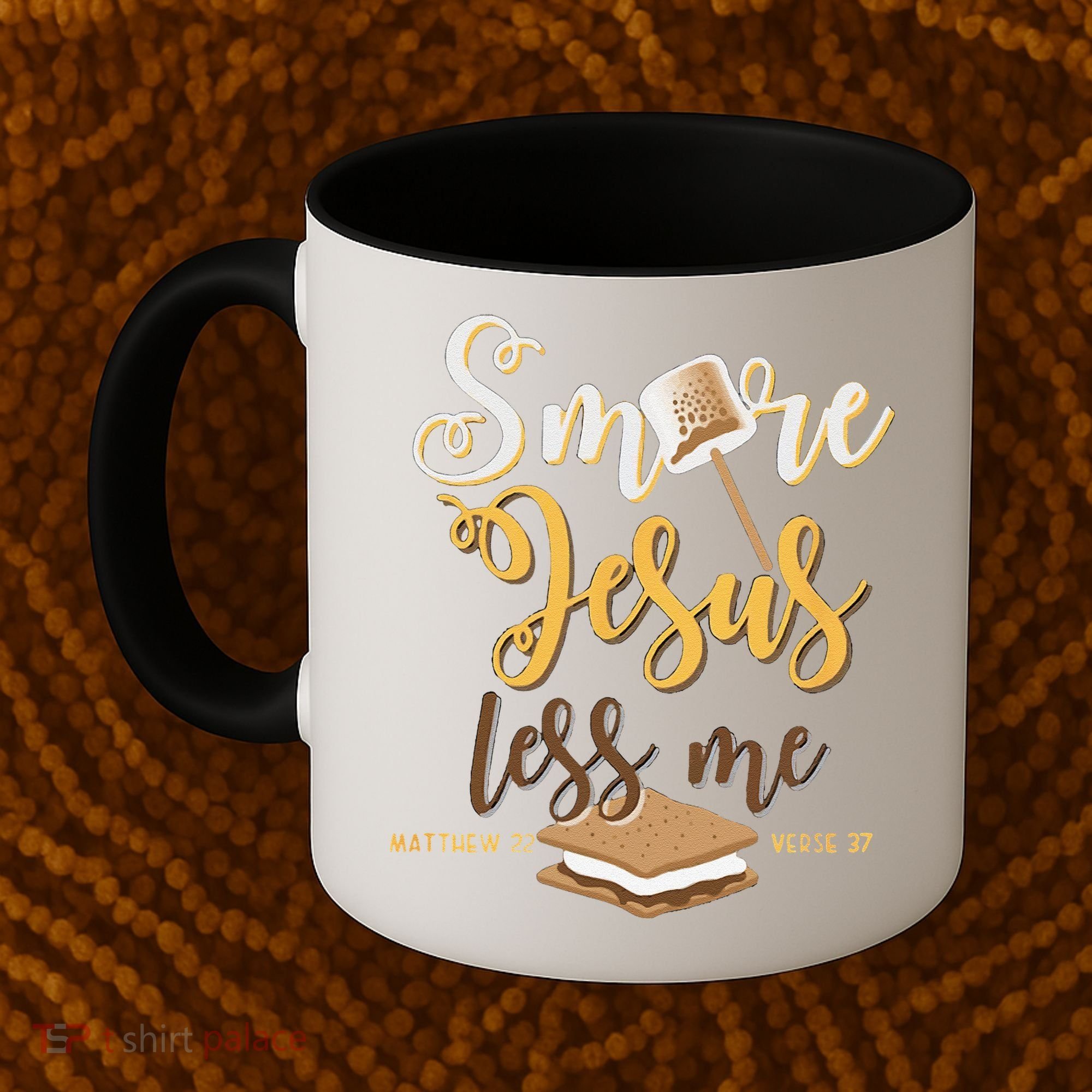 Christian Smore More Jesus Less Me Camping Chocolate Dessert Coffee Mug