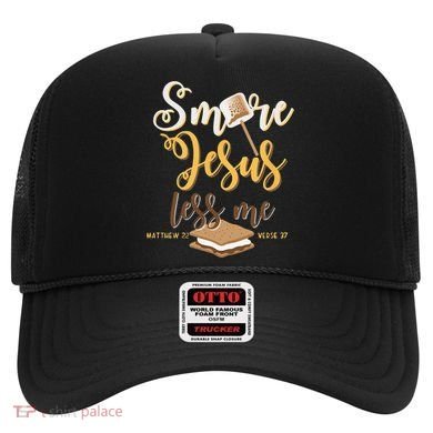 Christian Smore More Jesus Less Me Camping Chocolate Dessert Hat