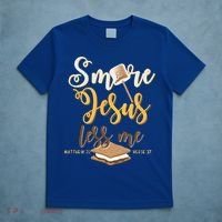Christian Smore More Jesus Less Me Camping Chocolate Dessert T-Shirt thumb 5