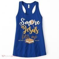 Christian Smore More Jesus Less Me Camping Chocolate Dessert Women's Tank Top thumb 0