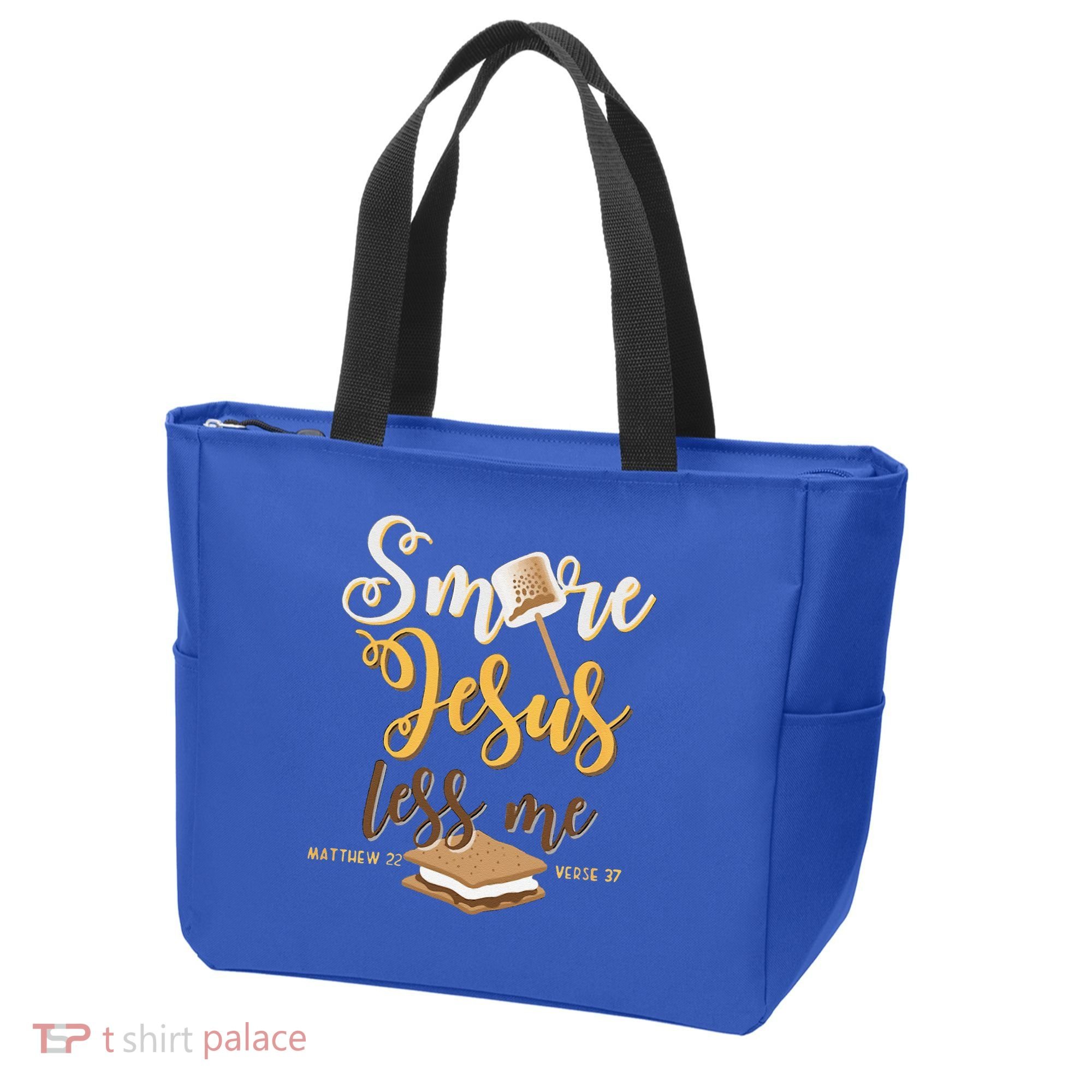 Christian Smore More Jesus Less Me Camping Chocolate Dessert Tote Bag