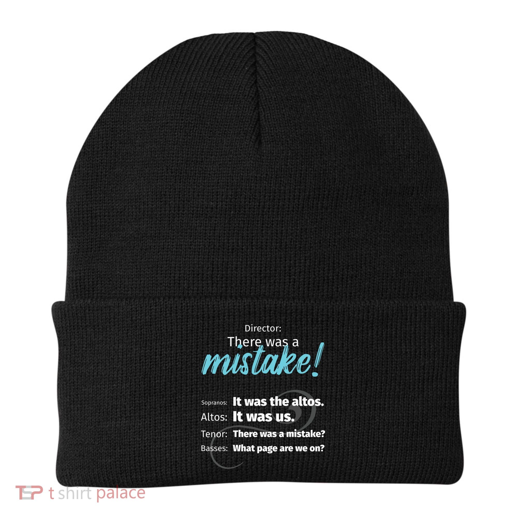 Choir Singing Music There Was A Mistake Beanie