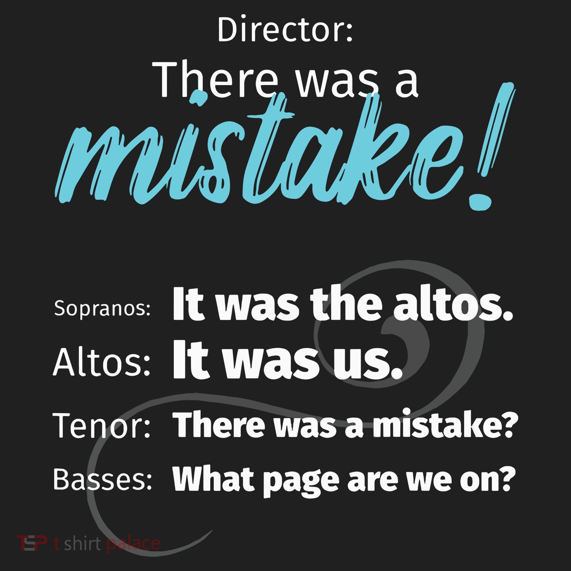 Choir Singing Music There Was A Mistake Tumbler