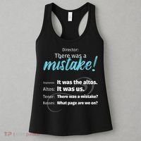 Choir Singing Music There Was A Mistake Women's Tank Top thumb 3