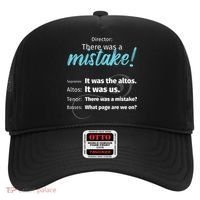 Choir Singing Music There Was A Mistake Hat thumb 0