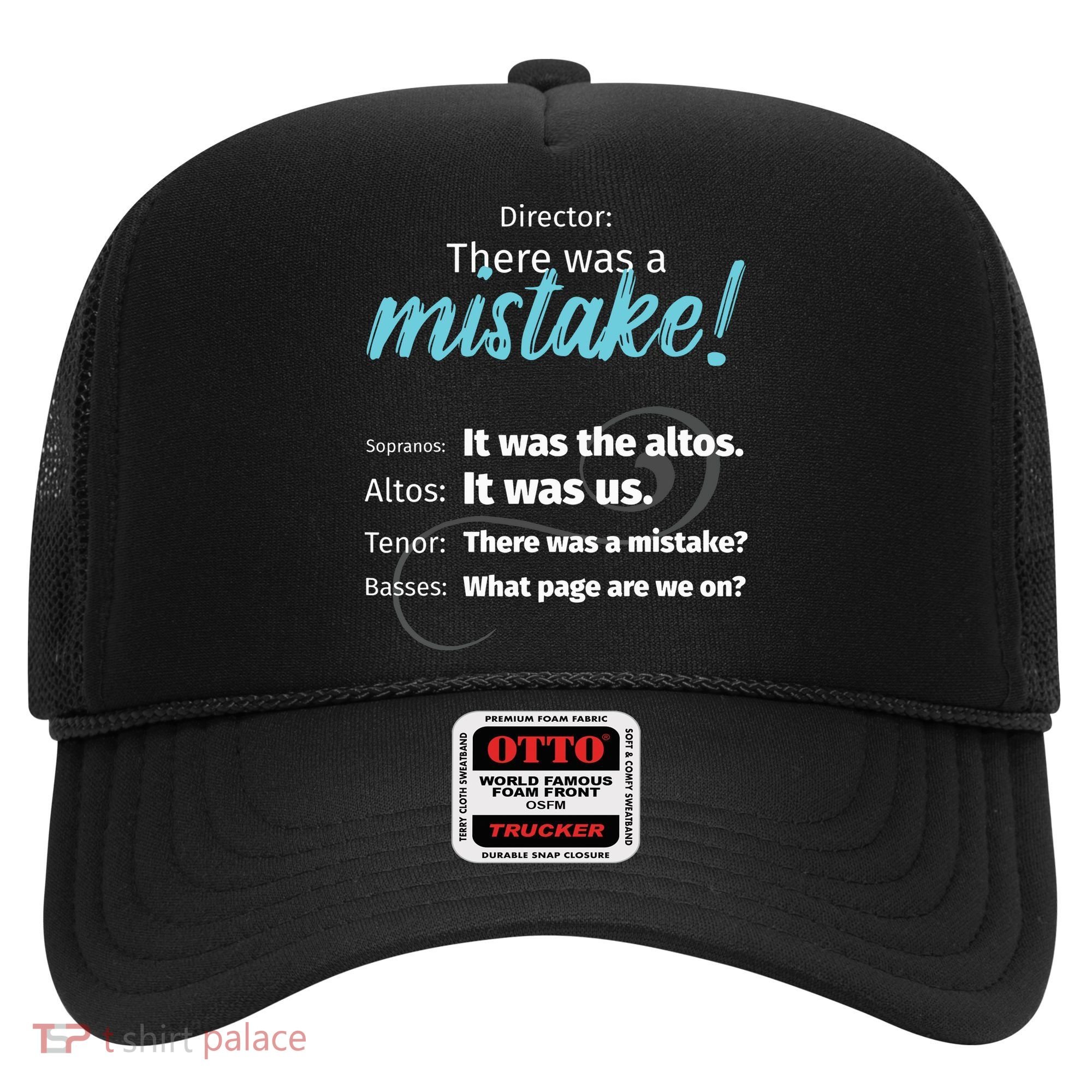 Choir Singing Music There Was A Mistake Hat