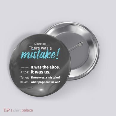 Choir Singing Music There Was A Mistake Button