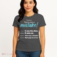 Choir Singing Music There Was A Mistake Women's T-Shirt thumb 4