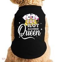 Cute Slot Machine Queen Funny Casino Gambling Doggie Tank thumb 0