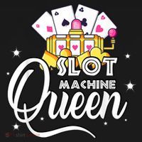 Cute Slot Machine Queen Funny Casino Gambling USA-Made Doggie Bandana thumb 2