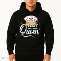 Cute Slot Machine Queen Funny Casino Gambling Hoodie thumb 2