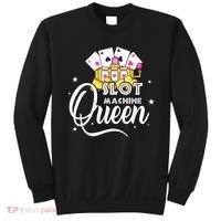 Cute Slot Machine Queen Funny Casino Gambling Sweatshirt thumb 0