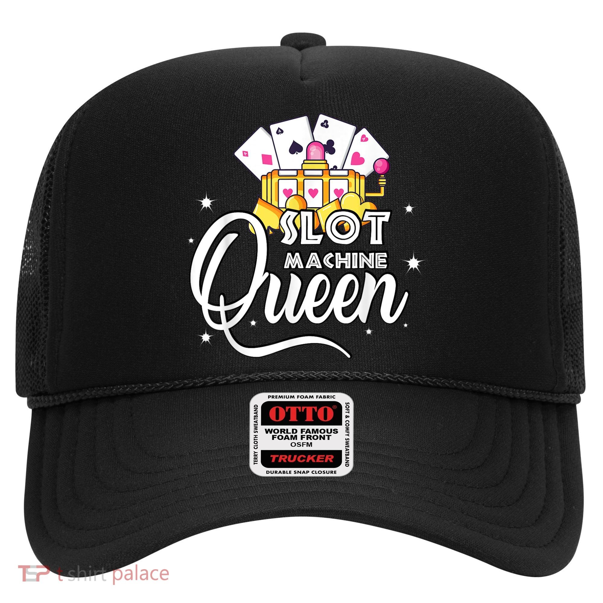 Cute Slot Machine Queen Funny Casino Gambling Hat