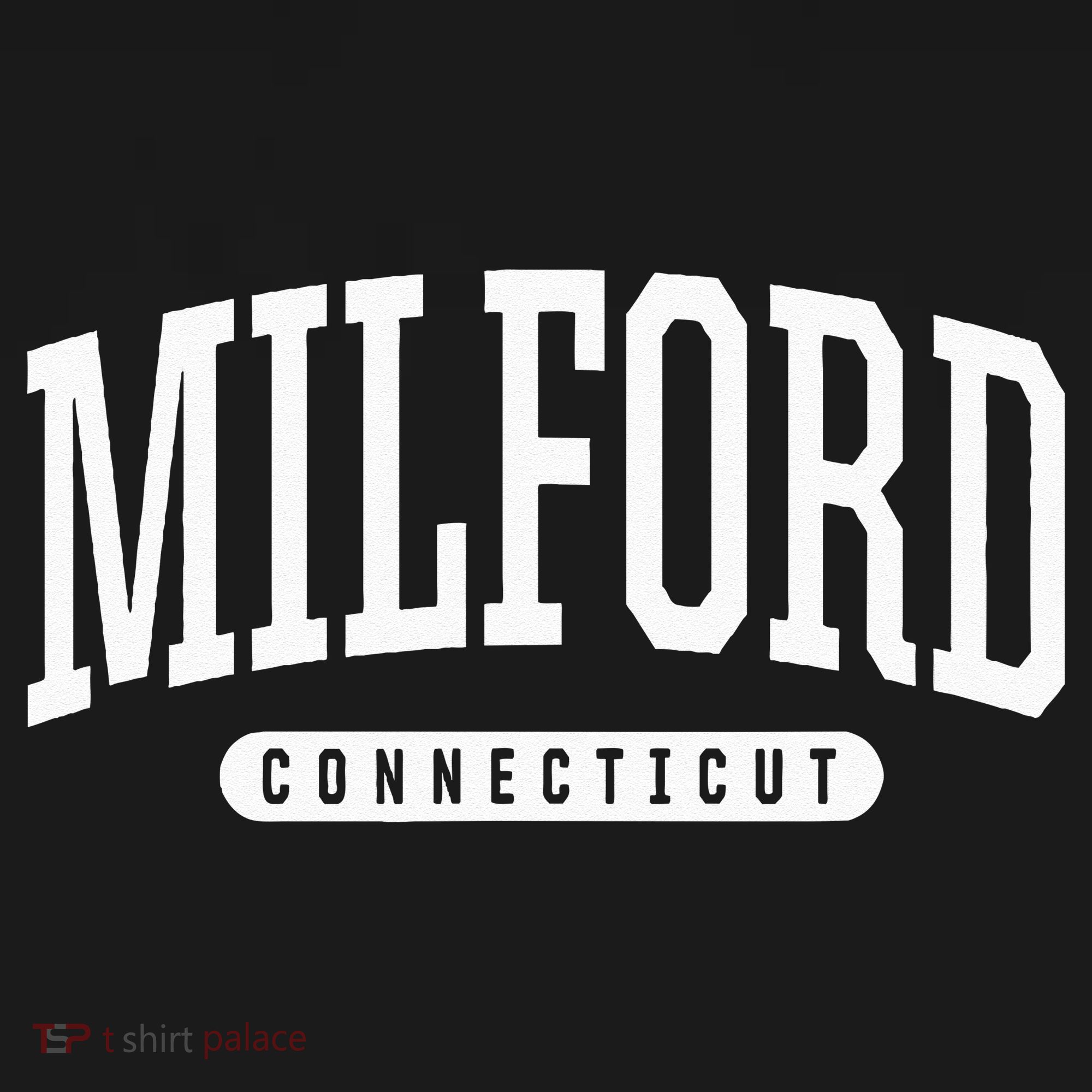 College Style Milford Connecticut Souvenir Gift Ornament