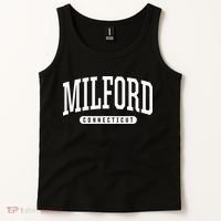 College Style Milford Connecticut Souvenir Gift Tank Top thumb 2