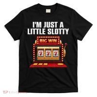 Cool Slot Machine Lovers Art For Men Women Casino Gambler T-Shirt thumb 0